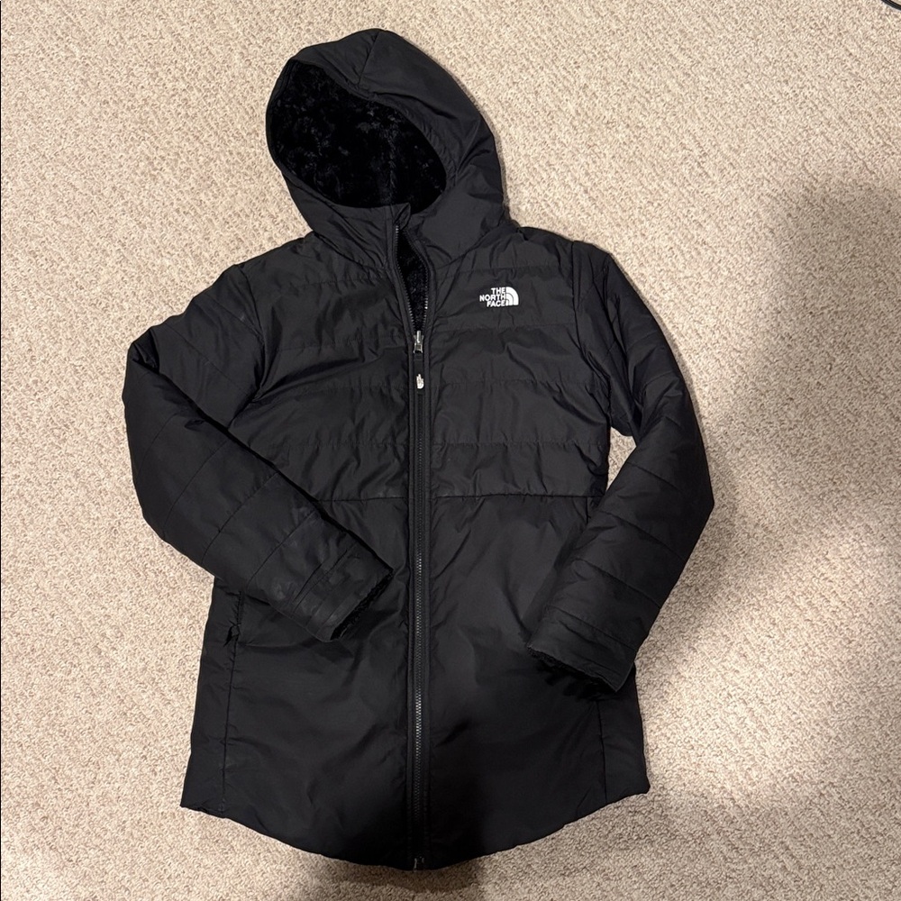 The North Face Girls XL 18 Black Reversible Coat